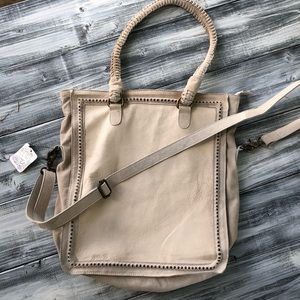 NWT Free People Leather Tote